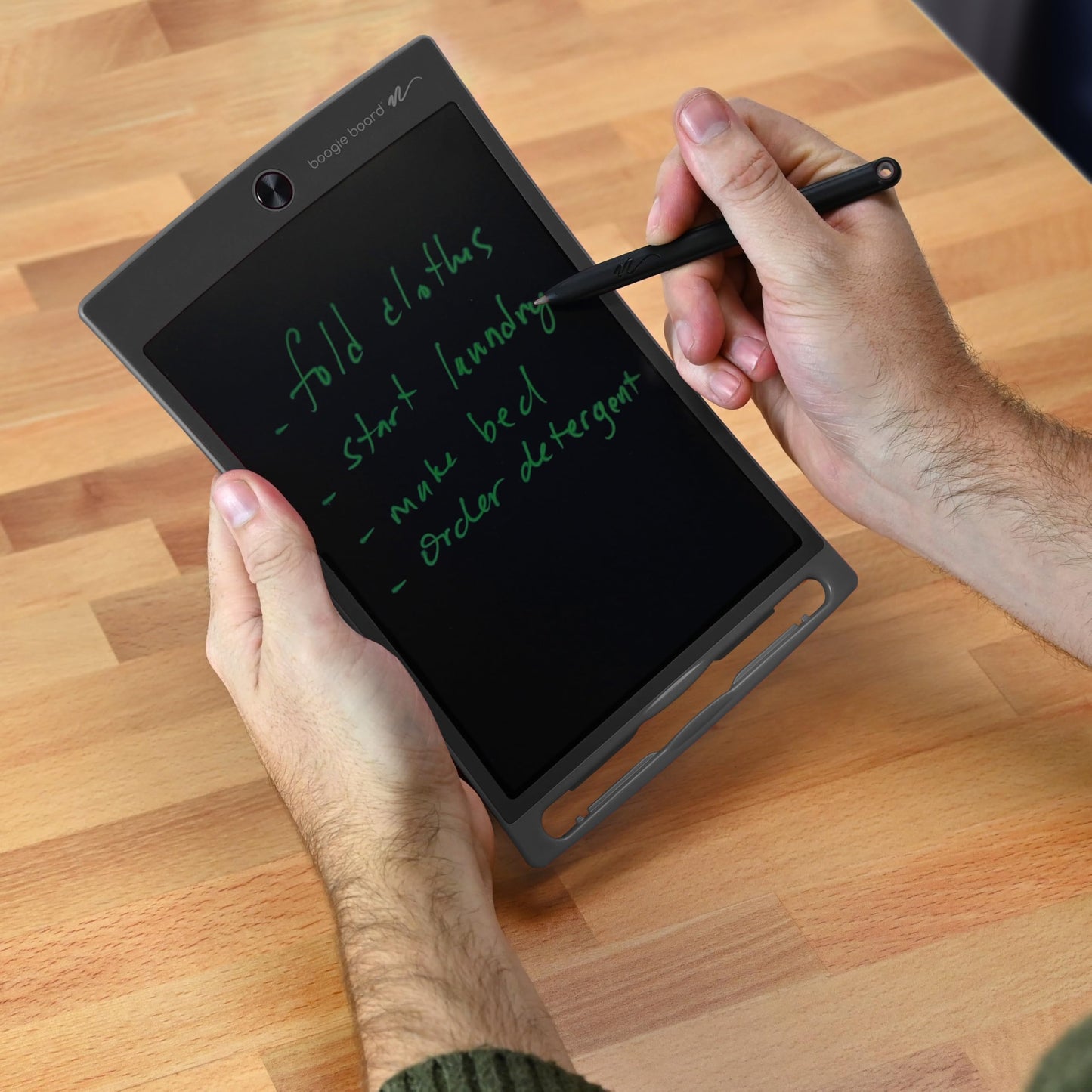 Boogie Board Jot Reusable Writing Tablet 8.5 Lcd Screen Instant Erase Stylus Pen Magnets Kickstand -Perfect For Writing Drawing Digital Notetaking