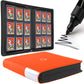 Top Loader Binder  Holds 288 Top Loaders - 9-Pocket Toploader Binder for 3 x 4 Rigid Card Holders for Trading Cards or Sports Cards  Model A - Classic Orange