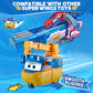 Super Wings Transforming Toys, 2 in Marty Robot Transformable Action Figures, 2-in-1 Mode Robot Transform Toys for Boys Girls 4-