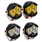MEUS RACING RC Car LED Lights Kit for 1/10 & 1/8 Scale Crawlers - Aluminum, Black, Model MEUS-LED-01-06