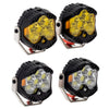MEUS RACING RC Car LED Lights Kit for 1/10 & 1/8 Scale Crawlers - Aluminum, Black, Model MEUS-LED-01-06