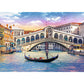 Trefl 500 Piece Jigsaw Puzzle Rialto Bridge  Venice  Italy  Multicolor