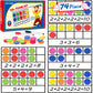 Magnetic Ten-Frame Set - Math Manipulatives Games For Kindergarten Elementary, 6 Ten Frames & 66 Magnetic Math Counters Toys For