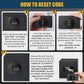Hicocool Piggy Bank For Adults Password Stainless Steel Reusable Piggy Bank, Metal Money Box With Lock, Unbreakable Money Saving Box For Cash Saving(5.9 Inch, Black)