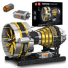 Mould King City Aircraft Engine Building Kit, Turbojet Engine Model That Runs, Mini Engine Build Kit For Adults With Battery, Mechanical Science Education Stem Toy(2256 Pcs)