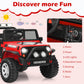 OLAKIDS Kids Ride on Truck, 12V 2 Seat Battery Powered Electric Toy Car with Parental Remote Control, 4 Wheels Toddler Vehicle w