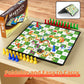 3 in 1 Magnetic Board Games Set for Kids Adults - Classic Travel Game Set with Chinese Checkers, Ludo, Snakes and Ladders, Educa