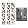 Beistle Black & Gold Star Party Panels