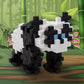 Plus Plus 3D Animal Figure Building Block Set, 70 Mini Interlocking Puzzle Pieces, Fun Stem Toys For Kids - Panda Maker Tube