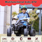 Soar Four Wheeler For Kids - Electirc Toddler 4 Wheeler For Kids 3-6, Ride On Atv 12V Battery Powered, Kids Quad With Led Lights, Music, High Low Speed, Usb/Tf, Treaded Tires, Black