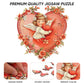 Qiuenisray Wooden Puzzles For Adults,Angel Baby Wooden Jigsaw Puzzles 200Pcs,10.4X10.9In,Medium,Unique Shape Adult Puzzles,Irreg
