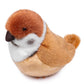 Simulation White Pigeon Stuffed Animal Toy - 10 Inch Rock Pigeon Toys, Cute Pigeon As Gift For Kids (6.3In Sparrow)