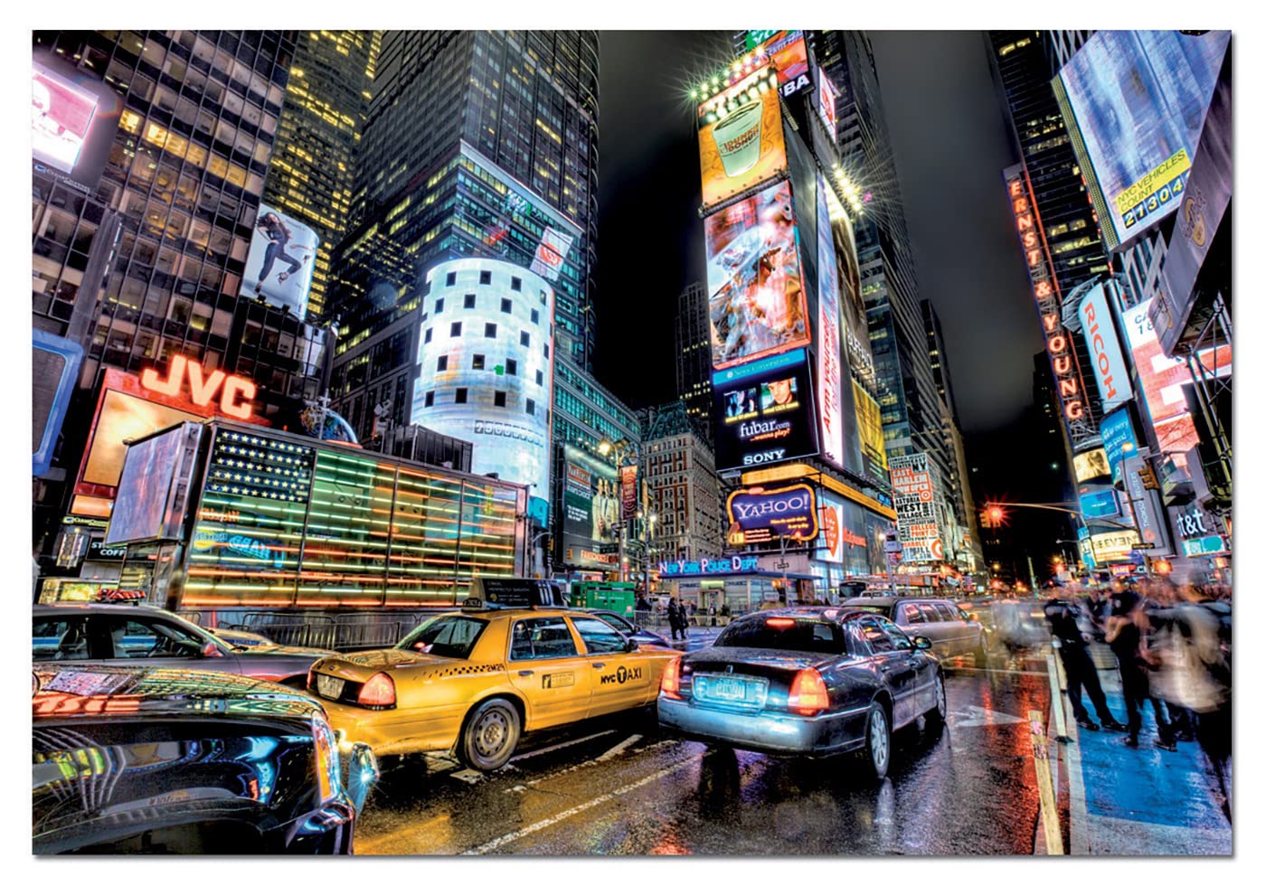 Educa Times Square New York Puzzle (1000 Piece), One Color