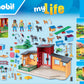 PLAYMOBIL MyLife 71599 Pet Hotel  Large Guest House with 10 Animals  Care Accessories and Decorative Stickers  Toys for Boys and Girls Ages 4