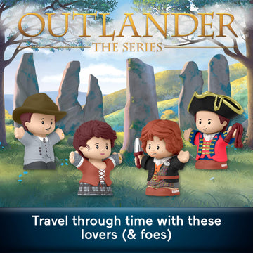 Little People Collector Outlander Special Edition Set, 4 Figures in Display Box, Multicolor, Model HVG70