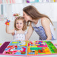 OKOOKO Dress Up House Felt Board 35PCS Double-Sided Foldable Dress Up Teaching Girls Toy Preschool Crafts Storytelling Early Lea
