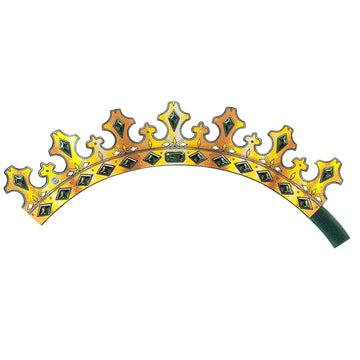 Liontouch - Kingmaker Crown | for Kids Aged 3+ Years - Size Adjustable | Medieval Pretend Play Toy for Boys in Durable Foam | Ro