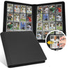 Trading Card Binder 16 Pocket  GERMUN PU Cover Card Binder for 1000+ Cards  enhanced Trading Card Holder Folders  Double Sided Pocket Card Album for MTG  TCG (Black)