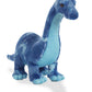 Aurora Ferocious Dinos & Dragons Brachiosaurus Stuffed Animal - Prehistoric Fun - Cuddly Companions - Blue 18.5 Inches