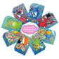 32 Sheets Make-A-Sea Face Stickers Ocean Animals Diy Art Craft Rewards For School Kid Teacher Summer Mermaid Party Favor Sticker