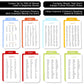 Think Tank Scholar 652 Sight Words/Phonics Flash Cards, Learn To Read: Cvc Blends, Short/Long Vowel Sounds, Dolch & Fry High Fre