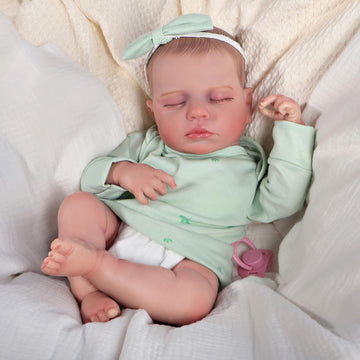 Fancci Reborn Baby Dolls, 20Inch Cute Soft Vinyl Realistic-Newborn Baby Dolls Poseable Real Life Lifelike Baby Dolls W/Doll Acce