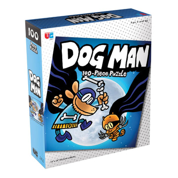 University Games, Dog Man And Cat Kid 100-Piece Puzzle. 14 Inch By 19 Inch Puzzle Of Dav Pilkey’S Crime Fighting Duo Contains 100 Pieces For Challenging Fun. Ages 6 And Up.