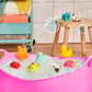 B. Toys - Animal Bath Squirts Water Play Set - 9 Colorful Baby Toys With Textured Designs - Safe Toddler Toys For Tub Time Fun - Kids Toys For Splashing & Learning - Easy-Grip Bath Time Companions