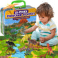 Beyond Innoventions Dinosaur Toys For Kids 2-4 | Value Pack Of 12 Realistic Dino Toys, Play Mat & Storage Box Included | Non-Tox