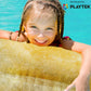 Playtek Pool Float, Large Round Glitter Glitter Swim Tube, Durable Floats Tubes For Swimming On Beach, Pool, Water Sports For Adults And Kids