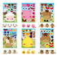 24 Pcs Make-A-Face Sticker Sheets Make Your Own Farm Animal Mix And Match Sticker Sheets With Sheep, Pigs, Cow And Chickens Kids