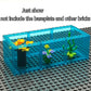 Zhx 30Pcs Clear Transparent Window House Building Brick Toy Classic Flat Plates Pieces And Parts Block Compatible With Major Brands (Blue)
