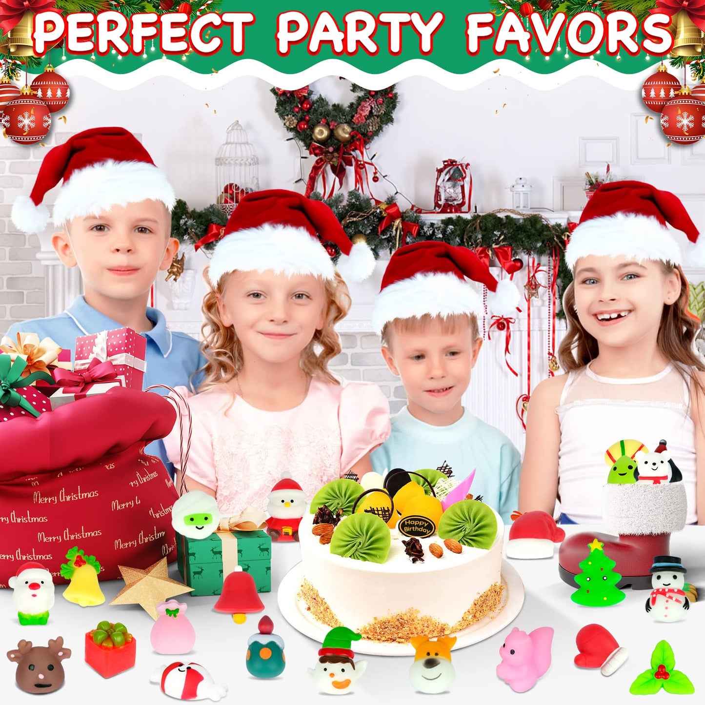 Halloween Mochi Squishy Toys Halloween Squishies Toy Halloween Party Favors For Kids 4-8 Stress Relief Toy Halloween Goody Bags
