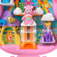 Polly Pocket Care Bears Dolls & Playset with Toy Car, Multicolor, Model JCC14, Travel Toy