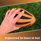 LMC Products Spiral Foam Football - Soft Kids Football - 9 Inch Each - mature-themed & Toddler - Small (Orange & Black)