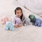 Apricot Lamb Toys Plush Grey Bunny Rabbit Stuffed Animal With Fluffy Soft Ears (Grey Bunny, 8 Inches)