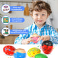 6 Pack Wooden Percussion Musical Shaker Prefilled Easter Eggs With Toys Inside Filled, Toddlers Easter Basket Stuffers Egg Fillers Montessori Toys Gifts For Kids Boys Girls Babies