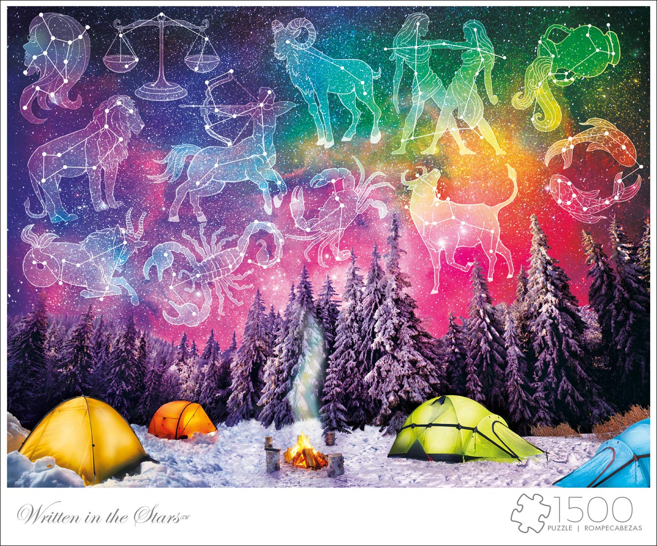 Buffalo Games 1500 Piece Jigsaw Puzzle - Written in The Stars, Large Size, Multicolor, Perfect for Game Nights, Model 2402
