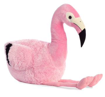 Aurora® Flamingo Stuffed Animal - 34" Pink Super Flopsie™ - Soft Polyester Toy - Model 31640