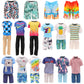 Miunana Lot 12 Items Doll Clothes For Boy Doll Include Random 4 Pcs Casual Wear + 5 Pcs Dolls Pants +3 Pairs Of Shoes