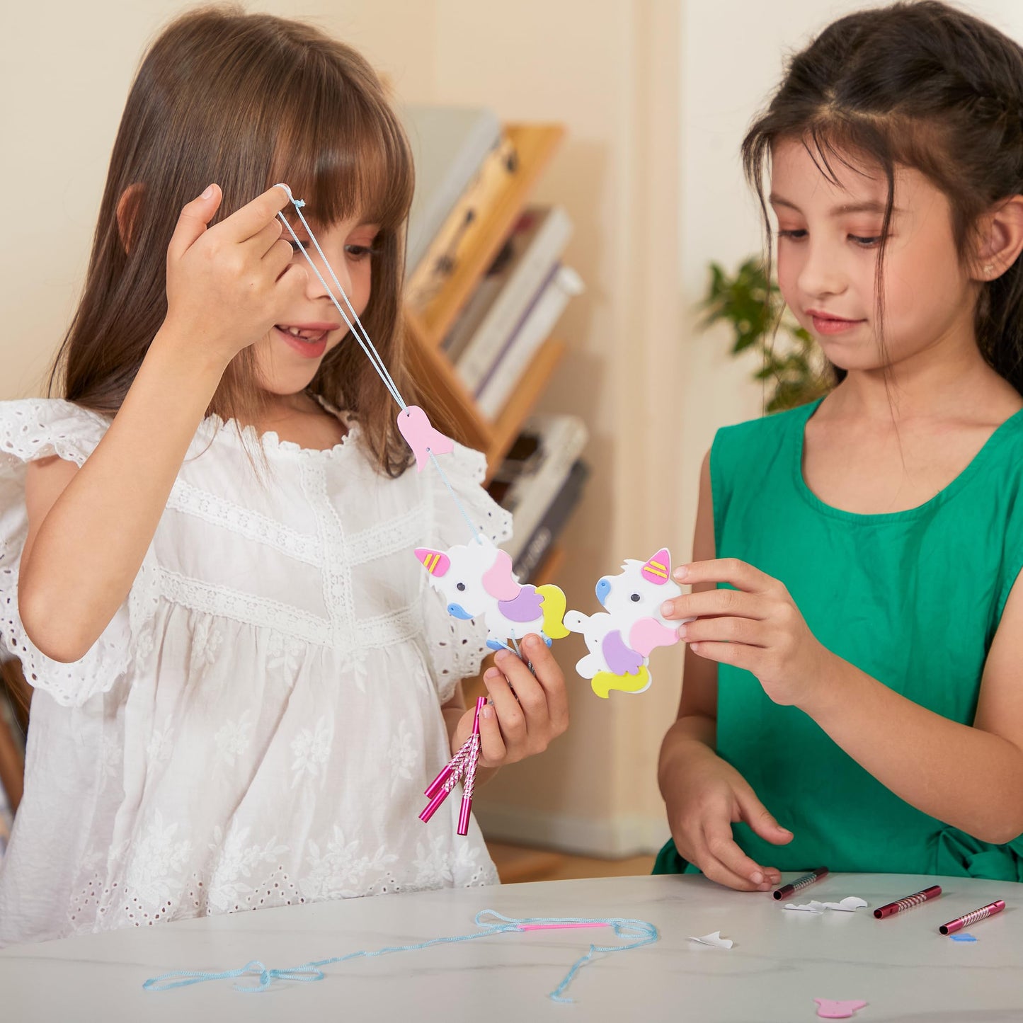 Unicorn Craft Kit for Girls - 12 Projects - Gifts for 5 Year Old Girl - Arts and Crafts for Kids 4-8 - Toys for Ages 5-7 - 4 5 6