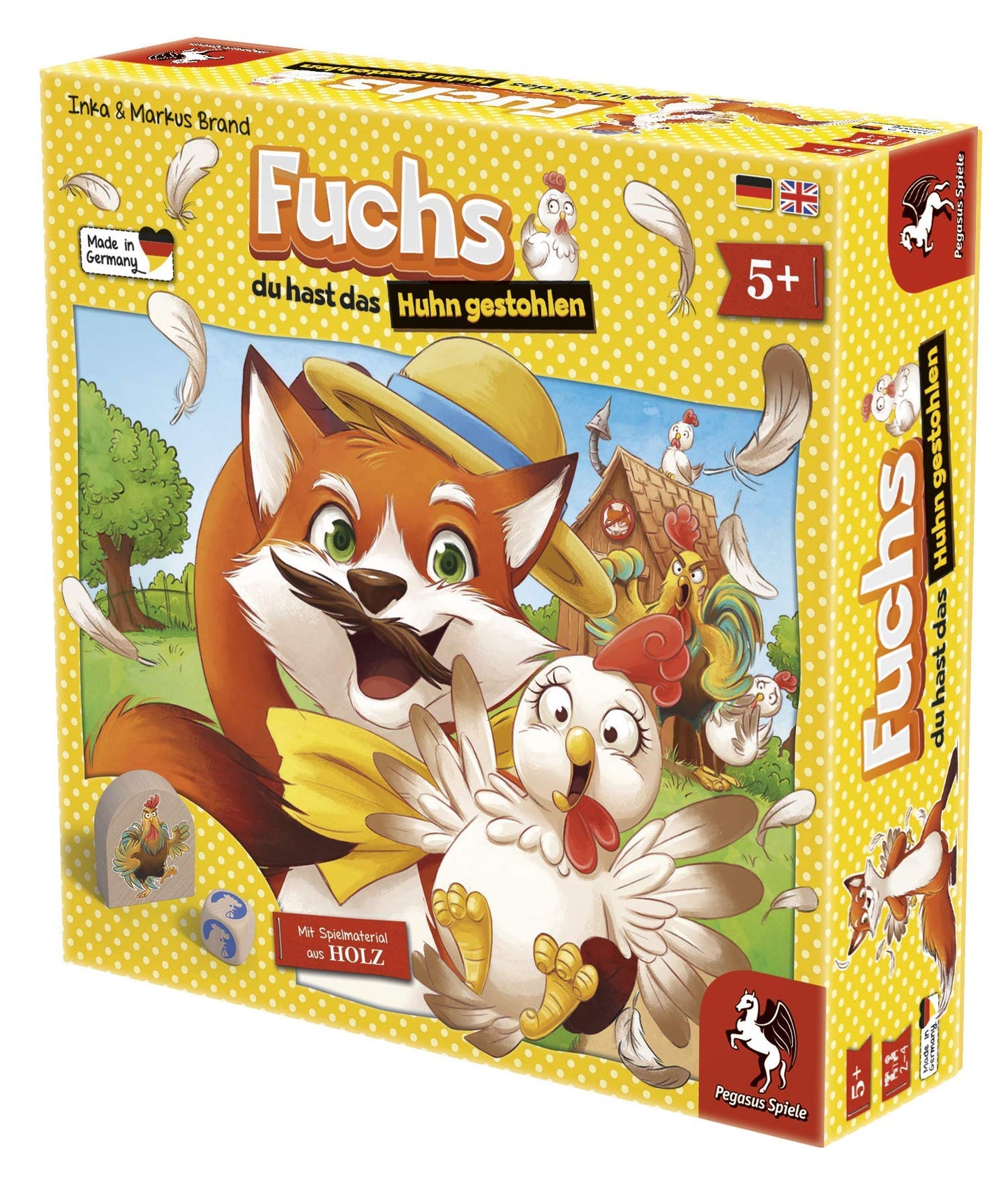 Pegasus Spiele 66015G Fuchs Du Hast Das Huhn Gestohlen Board Game