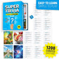 The World Game Super Trivia Board Game - 1200 Questions - Fun for Teens & Adults - Model ST-2411-EN3 - Perfect for Parties