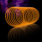 Glow Fever Glow Sticks Bulk 100Ct 22'' Glow Necklaces With Connectors, Neon Light Sticks For Party Festivals Raves Concert Birthday Wedding, Orange