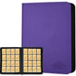 Trading Card Binder 16 Pocket  Foalgo PU Cover Card Binder for 1000+ Cards  enhanced Trading Card Holder Folders  Double Sided Pocket Card Album for MTG  TCG (Purple)