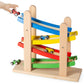 Play22 Wooden Car Ramps Race - 4 Level Toy Car Ramp Race Track Includes 4 Wooden Toy Cars - My First Baby Toys - Toddler Race Car Ramp Toy Set Is A Great Gift For Boys And Girls - Original By Play22