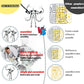 Already Assembled T13 Action Figure Accessories,T13 Multi-Jointed Movable,for Collectors Desktop Decorations t-13 Movability 3D