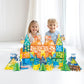 Megagontiles 108 Pcs Zoo Animals Magnetic Tiles Set | Magnet Building Blocks Farm World Toys | Stem Authenticated| Magnetic Animals For Kids Age 3 4 5 6 7 8 Toddlers Boys Girls