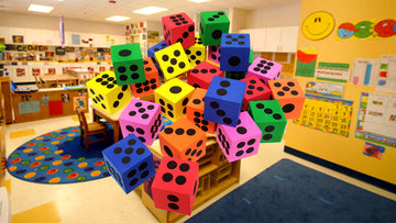 'Playscene' Big Foam Playing Dice (Party Packs!) (1 Dozen)