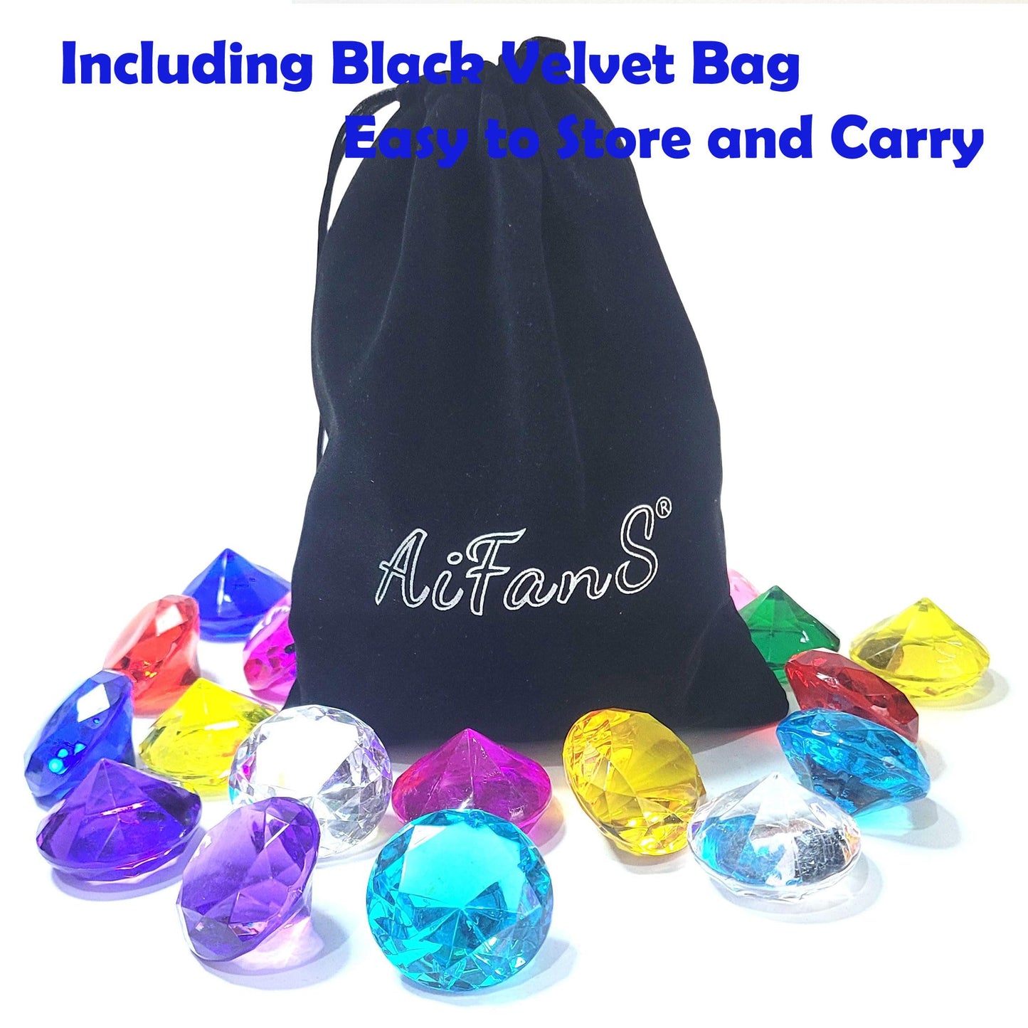 20Pcs Diving Gems Pool Toys - Colorful Diamond Treasure With Pirate Chest, Underwater Swim Training Gift For Kids, Summer Water